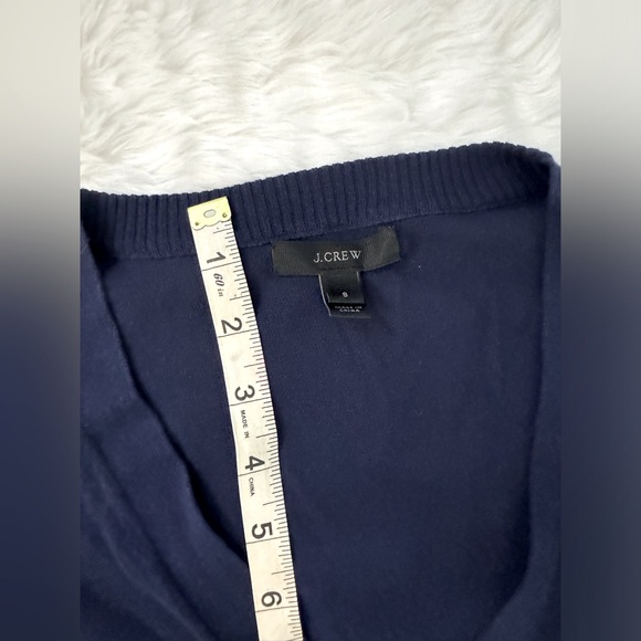 Preloved see Thru/ Sheer J. Crew Fine Cardigan Sweater Size S - Picture 9 of 11